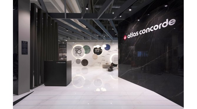 Atlas Concorde collaboration at Cersaie 2022, Болонья, Италия