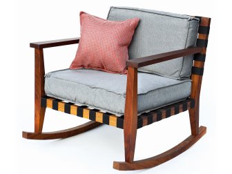 Кресло-качалка плетеное с подушками-thumbs-Фото1