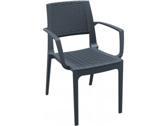 Кресло пластиковое плетеное-thumbs-Фото1