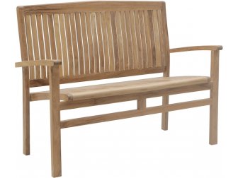 Скамейка деревянная двухместная-thumbs-Фото1