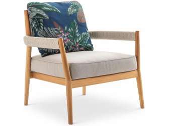 Кресло деревянное с подушкой-thumbs-Фото1