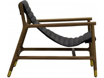 Лаунж-кресло деревянное мягкое-thumbs-Фото3