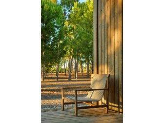 Кресло лаунж деревянное плетеное-thumbs-Фото4