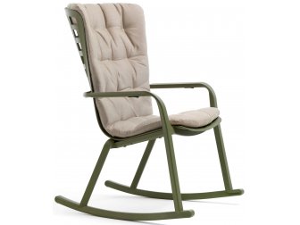 Кресло-качалка пластиковое с подушкой-thumbs-Фото1