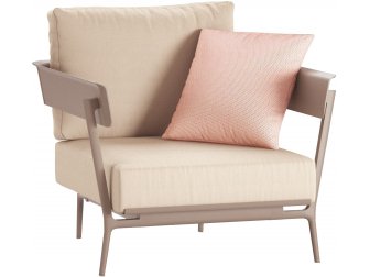 Кресло дизайнерское мягкое с подушкой-thumbs-Фото1