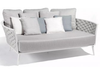 Лаунж-диван плетеный двухместный-thumbs-Фото1