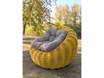 Кресло плетеное с подушкой-thumbs-Фото4