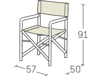 Кресло металлическое текстиленовое-thumbs-Фото3