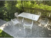 Стол ламинированный PEDRALI Arki-Table Compact сталь, алюминий, компакт-ламинат HPL белый Фото 9
