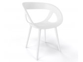 Кресло пластиковое Gaber Moema BP полимер-сталь, технополимер белый Фото 1