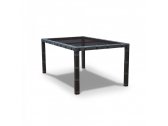 Комплект плетеной мебели KVIMOL КМ-0034 алюминий, искусственный ротанг черный, серый Фото 6