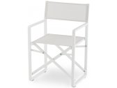 Кресло металлическое текстиленовое Grattoni GS 945 алюминий, текстилен белый, светло-серый Фото 1