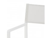 Кресло металлическое текстиленовое Grattoni GS 945 алюминий, текстилен белый, светло-серый Фото 2