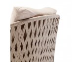 Комплект плетеной мебели Grattoni Minorca алюминий, роуп, олефин белый, тортора, коричневый Фото 4