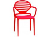 Кресло пластиковое Scab Design Cokka стеклопластик красный Фото 1