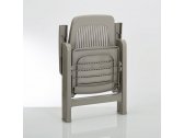 Кресло пластиковое складное SCAB GIARDINO Elegant Armchair пластик тортора Фото 4