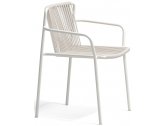 Кресло металлическое PEDRALI Tribeca сталь, роуп белый Фото 1