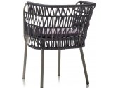 Кресло с подушкой Chairs & More Jujube SP-INT сталь, роуп, ткань Фото 2