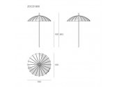Зонт дизайнерский Giardino Di Legno British India тик, хлопок Фото 2
