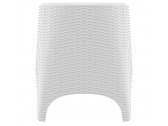 Кресло пластиковое плетеное с подушкой Siesta Contract Aruba стеклопластик, полиэстер белый Фото 6