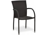 Кресло плетеное Afina Y282A-W52 Brown искусственный ротанг, сталь коричневый Фото 1