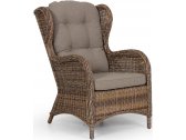 Кресло плетеное BraFab Evita искусственный ротанг коричневый Фото 1