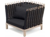 Кресло плетеное Paola Lenti Wabi алюминий, нержавеющая сталь, тесьма, полиэстер Фото 1