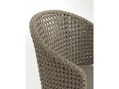 Кресло плетеное с подушкой Garden Relax Ninfa алюминий, тик, роуп, sunbrella Фото 2