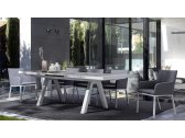 Стол керамический обеденный раздвижной Garden Relax Krion алюминий, керамика слоновая кость, серый Фото 13