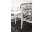 Кресло плетеное с подушками Garden Relax Isidora алюминий, роуп, акрил белый, серый Фото 6