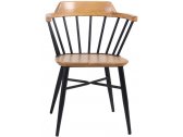 Кресло деревянное Fenny Day 750 сталь, ясень черный, бежевый Фото 4