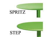 Стол пластиковый обеденный Nardi Step + Step Mini стеклопластик агава Фото 4