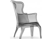 Кресло прозрачное PEDRALI Pasha пластик серый Фото 1