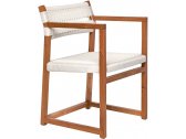 Кресло плетеное деревянное Giardino Di Legno Emily тик, искусственный ротанг коричневый, прозрачный Фото 1