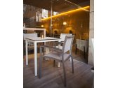 Кресло металлическое текстиленовое Ibiza Monaco алюминий, эко-дерево, текстилен белый Фото 9