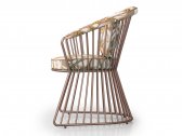 Кресло металлическое с подушками DFN Yucca металл, ткань Фото 3