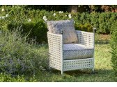 Кресло-качалка плетеное DFN Shaula натуральный ротанг, сыромятная кожа, ткань Фото 5