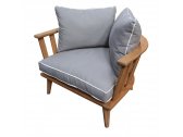 Комплект деревянной мебели Azzura 0826-25 акация натуральный тик, серый Фото 8