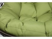 Кресло подвеcное Ecodesign Easy сталь, искусственный ротанг коричневый Фото 5