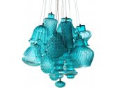 Светильник дизайнерский Karman Ceraunavolta Suspension Lamp стекло, металл голубой Фото 1