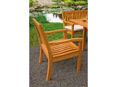 Кресло деревянное ACACIA Kansas массив робинии натуральный Фото 4