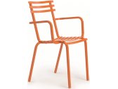 Кресло металлическое Ethimo Flower сталь оранжевый Фото 1