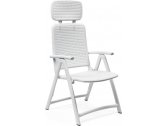Кресло пластиковое складное Nardi Acquamarina стеклопластик белый Фото 1