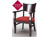 Кресло деревянное мягкое Россия Эпсилон бук, ткань Фото 1
