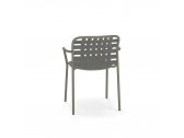 Кресло металлическое EMU Yard алюминий, эластичные ремни Фото 6