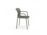 Кресло металлическое EMU Yard алюминий, эластичные ремни Фото 8