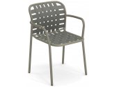 Кресло металлическое EMU Yard алюминий, эластичные ремни Фото 1