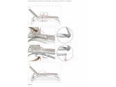 Комплект подлокотников для шезлонга-лежака Nardi Bracciolo Atlantico стеклопластик антрацит Фото 4