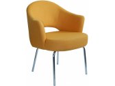 Кресло с обивкой Beon A621 металл, кашемир темно-желтый Фото 1