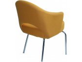 Кресло с обивкой Beon A621 металл, кашемир темно-желтый Фото 4